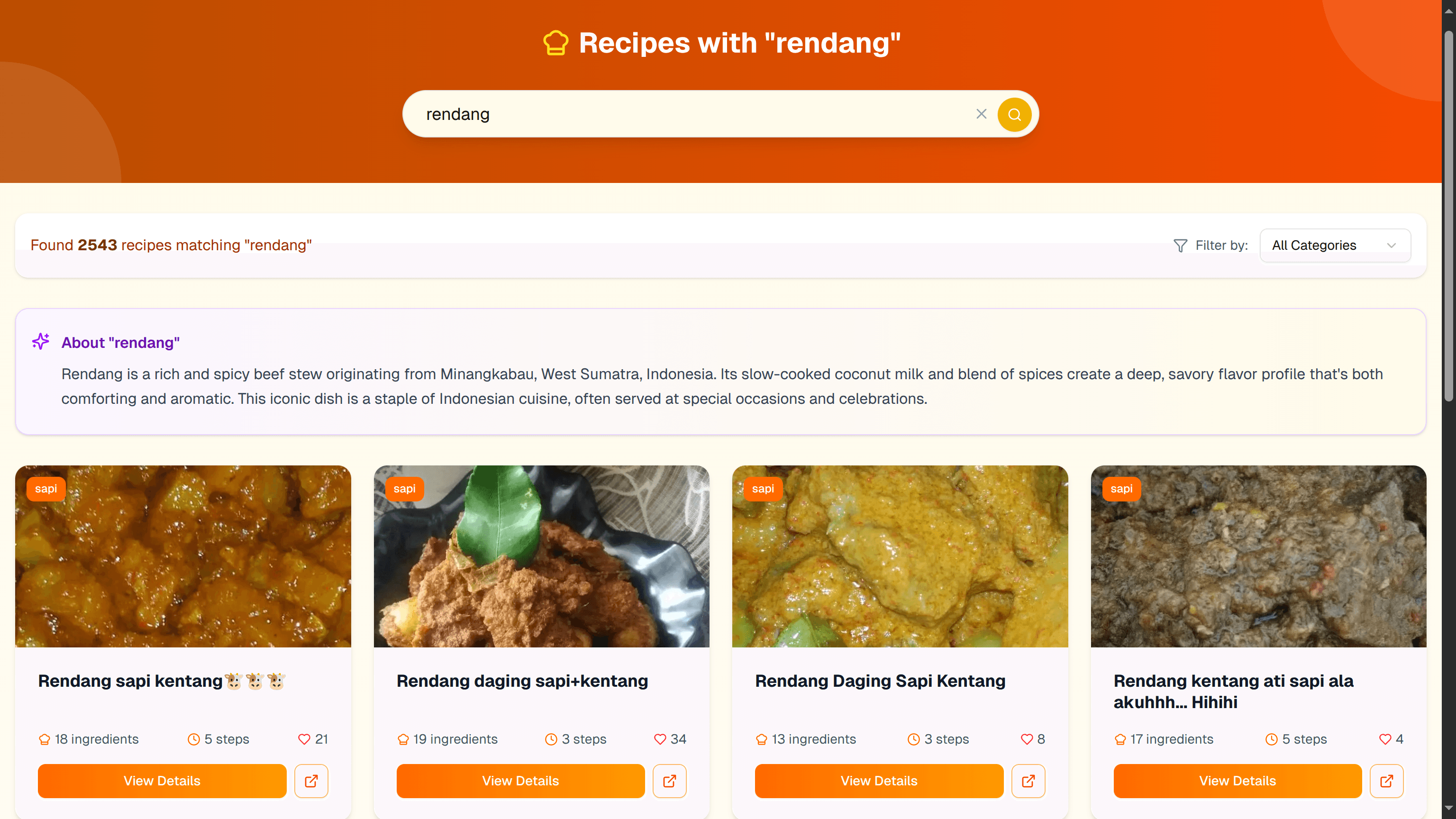 RasaNusa - Indonesian Recipe Search Engine - Image 2