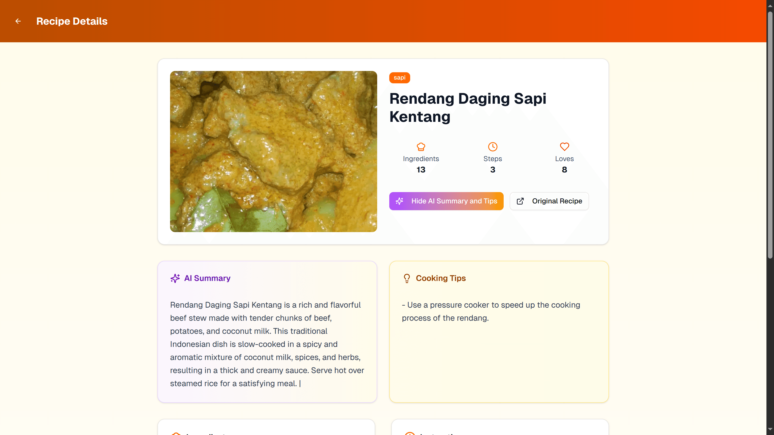 RasaNusa - Indonesian Recipe Search Engine - Image 3